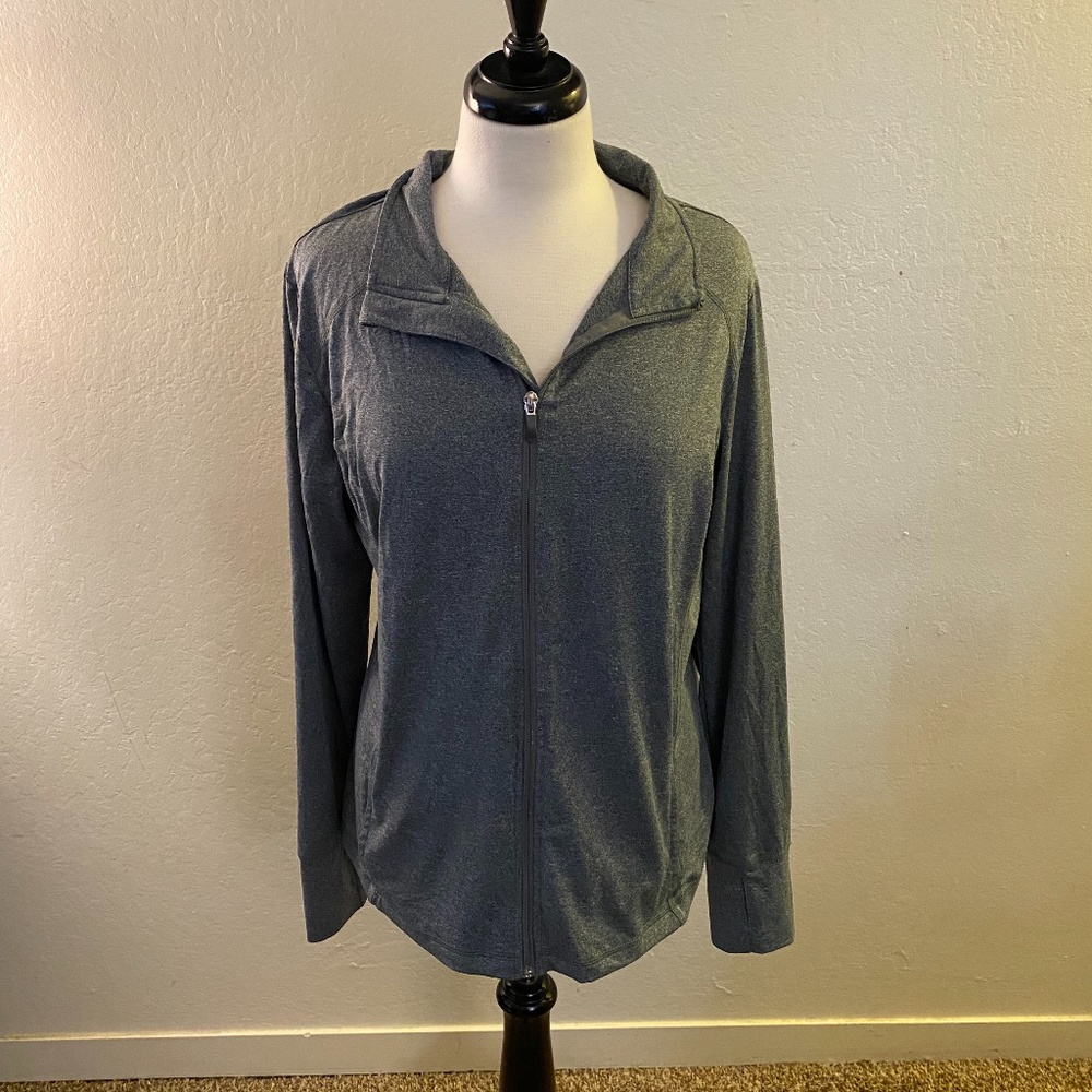 Danskin Now Grey Active Jacket